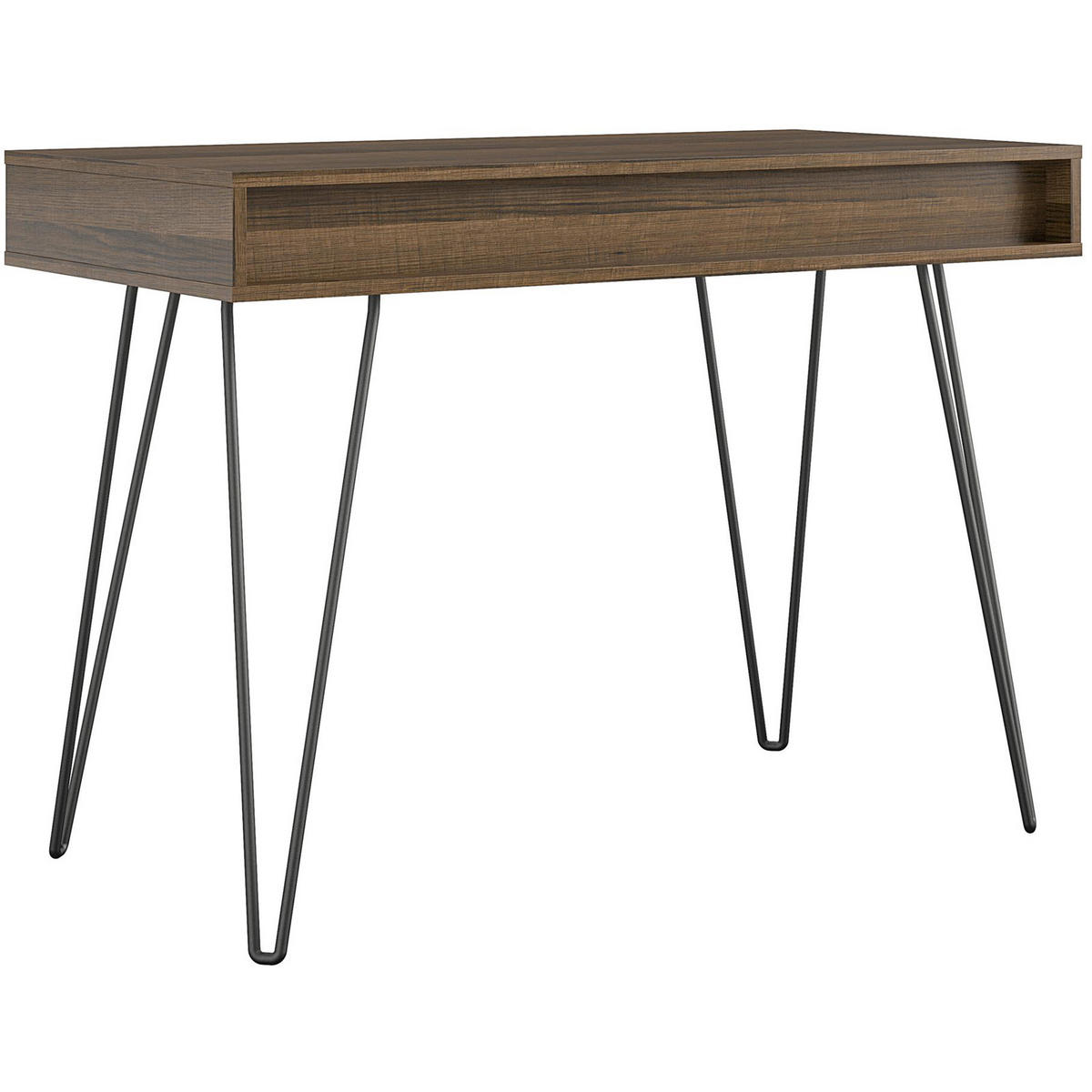 SCHREIBTISCH 104/77/49 cm  in Grau, Eichefarben  - Eichefarben/Eiche grau, Design, Holzwerkstoff/Metall (104/77/49cm) - MID.YOU