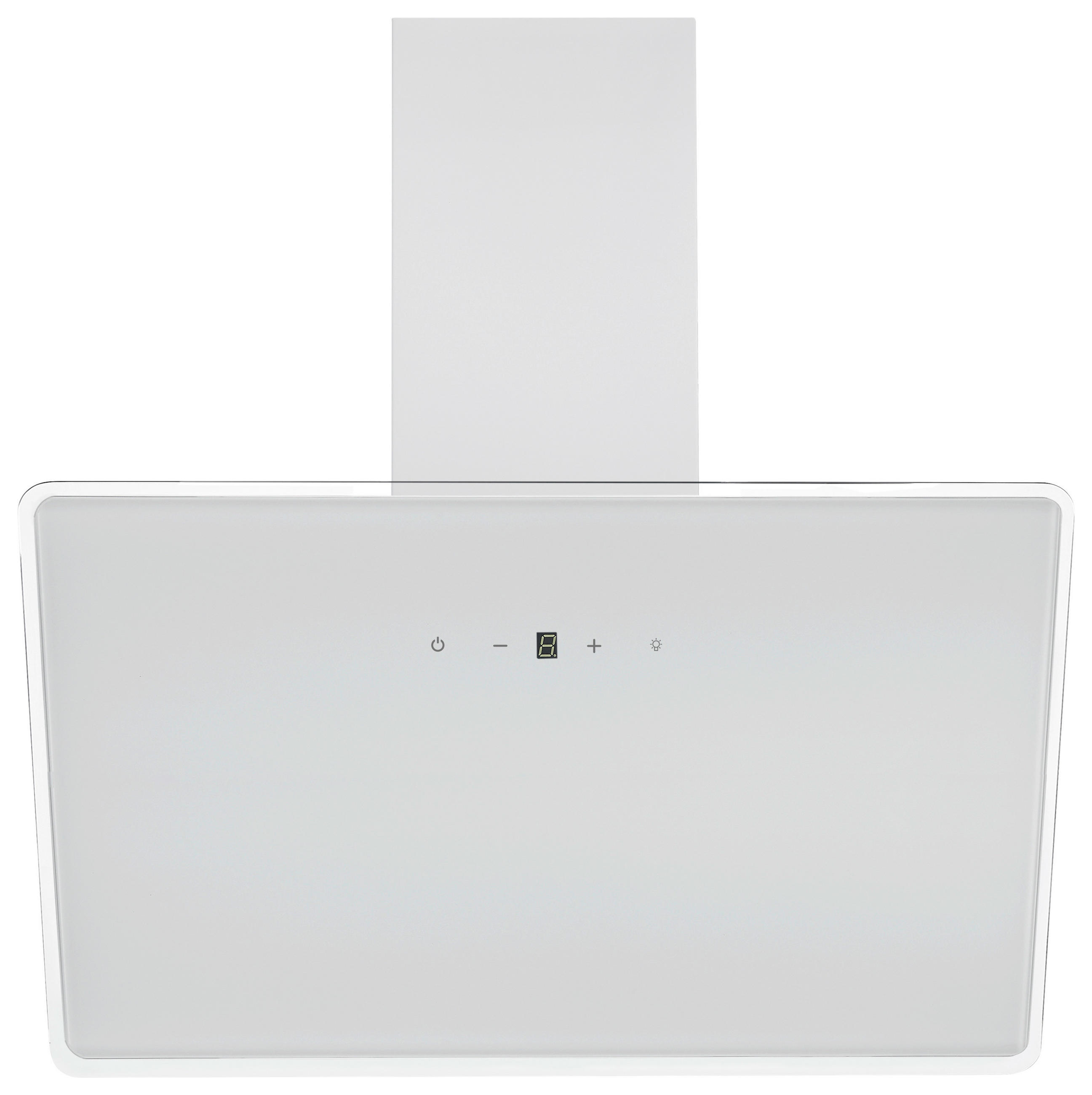 DUNSTABZUGSHAUBE CH112080W  - Weiß, Basics, Glas/Metall (79,5/78-113/38,6cm) - Respekta