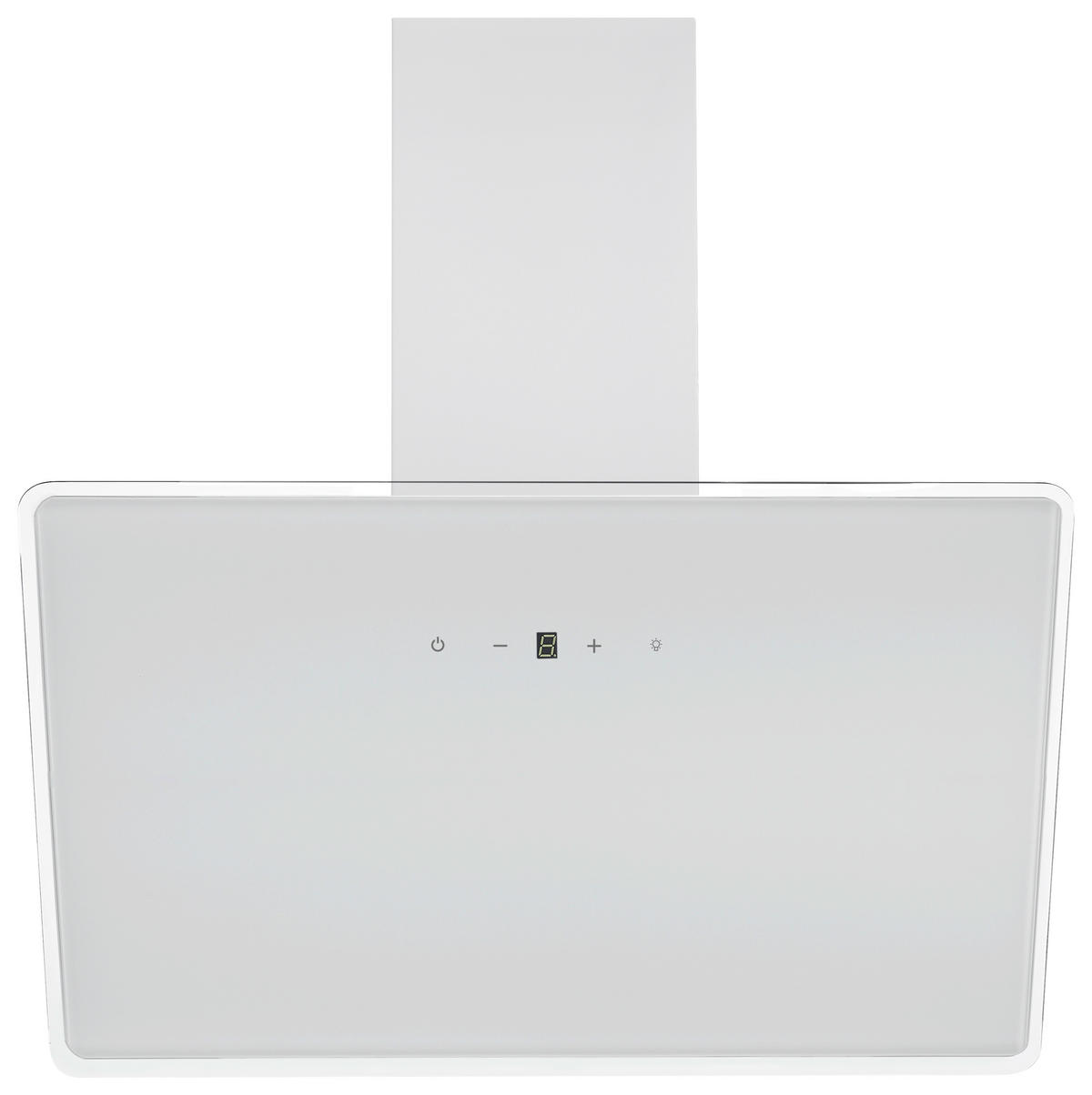 FLÄKTKÅPA CH112080W  - vit, Basics, metall/glas (79,5/78-113/38,6cm) - Respekta