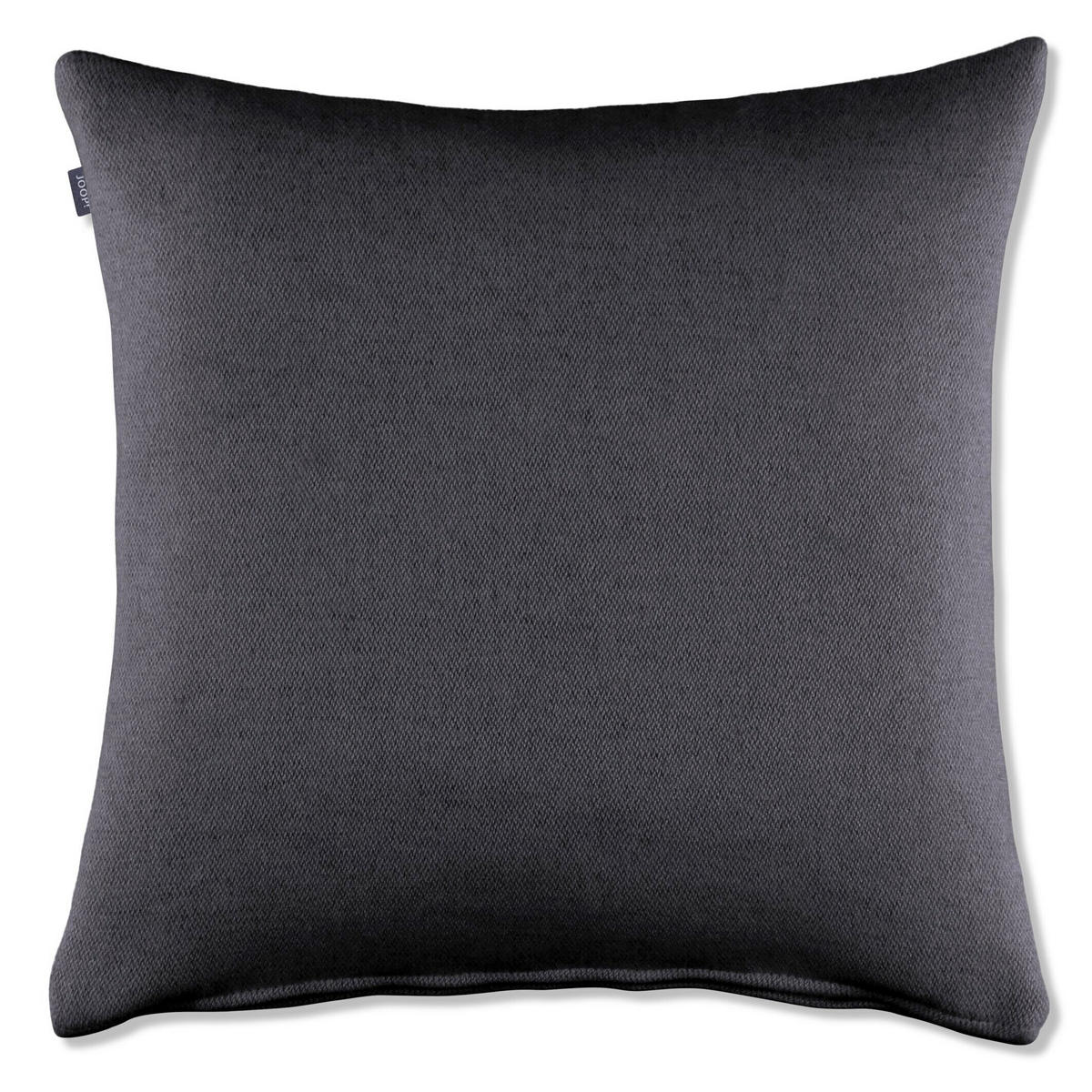 KISSENHÜLLE J! Signature anthrazit 40/40 cm  - Hellgrau/Grau, Design, Textil (40/40cm) - Joop!
