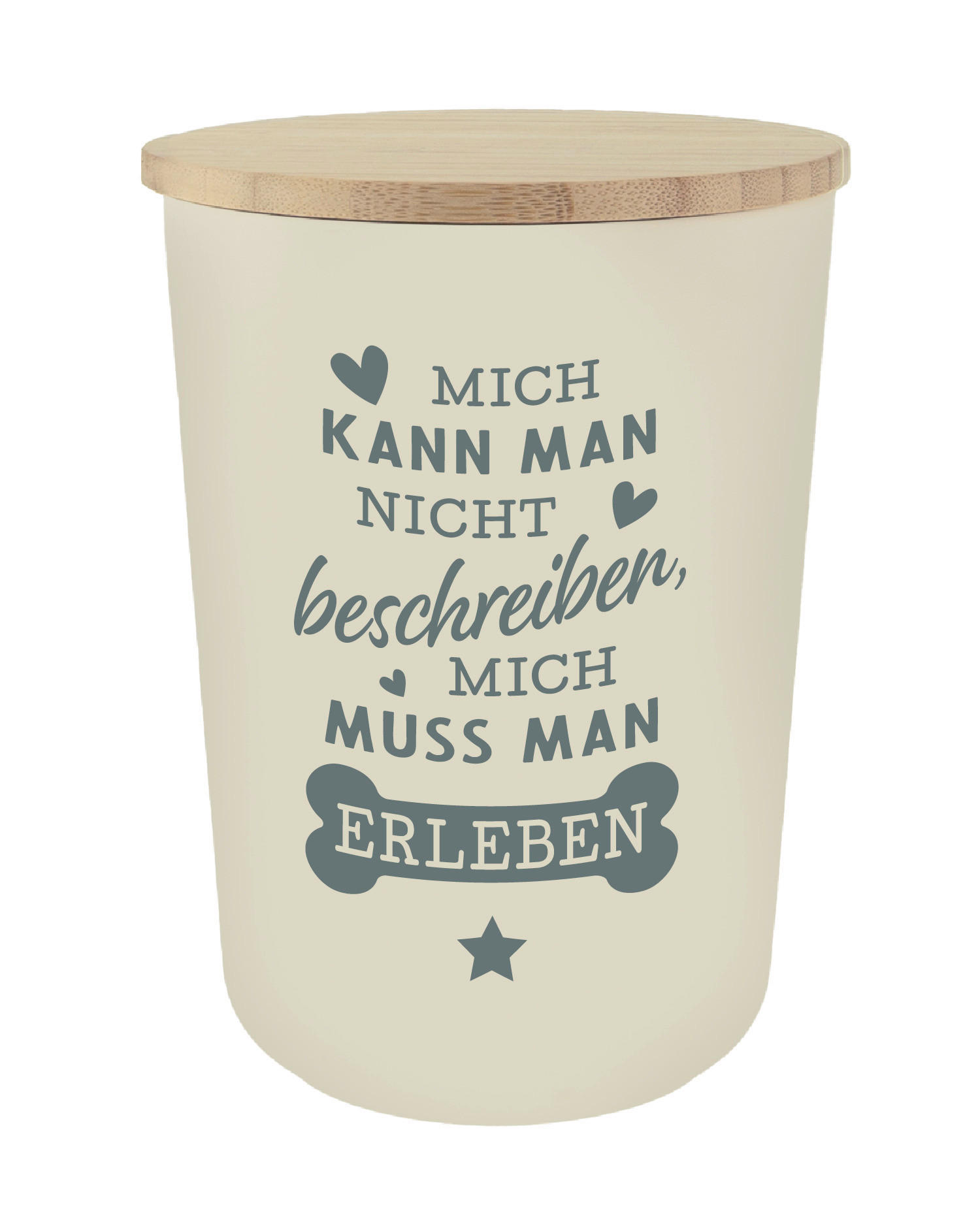 FUTTERBEHÄLTER - Creme, Trend, Kunststoff (15/11/11cm)