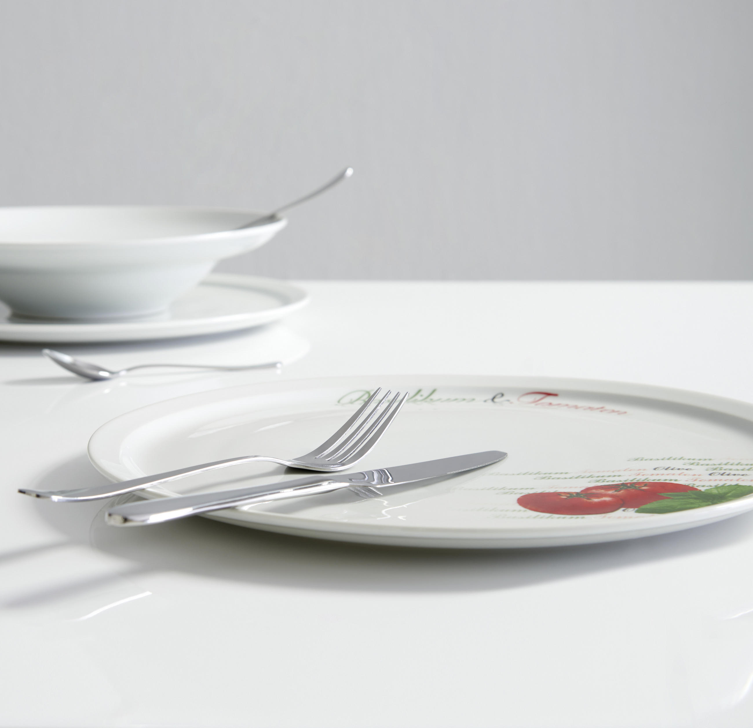 FARFURIE PENTRU PIZZA 30 cm  - alb, Basics, ceramică (30cm) - Boxxx