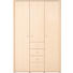 KLEIDERSCHRANK in furniert Birke Birkefarben - Birkefarben, KONVENTIONELL, Holz/Holzwerkstoff (134.5/204/57.3cm) - PAIDI
