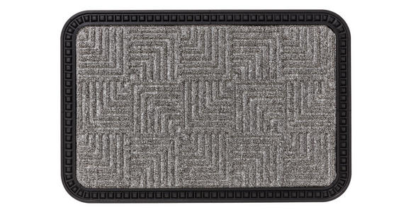 FUßMATTE 40/60 cm  - Grau, KONVENTIONELL, Kunststoff/Textil (40/60cm) - Esposa