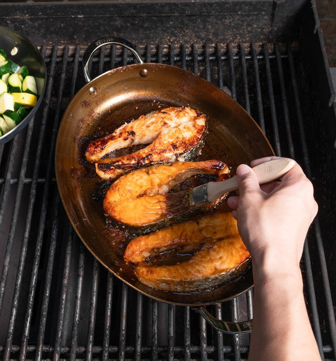 SERVIERPFANNE  - Silberfarben, Basics, Metall (24/36cm)