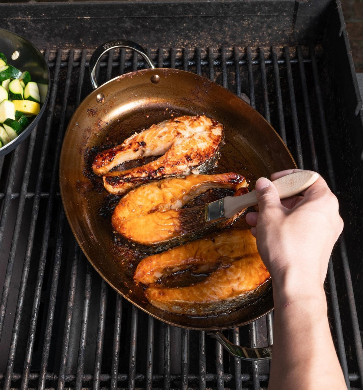 SERVIERPFANNE  - Silberfarben, Basics, Metall (24/36cm)