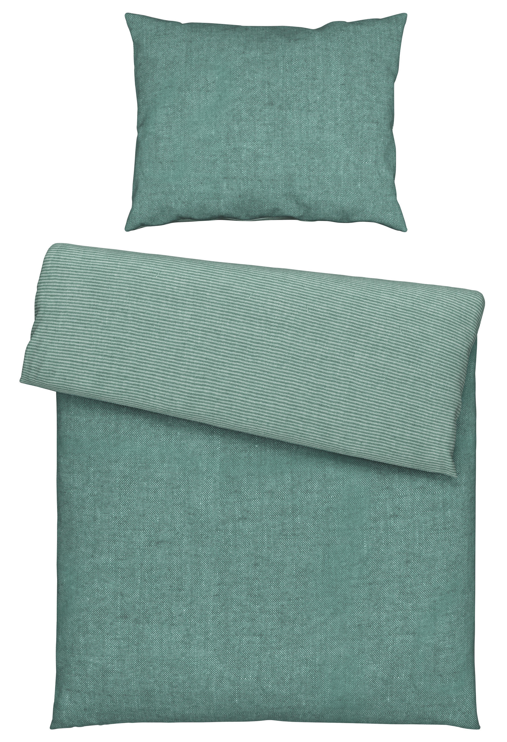 OBOJSTRANNÁ POSTEĽNÁ BIELIZEŇ, biber, tmavozelená, 140/200 cm - tmavozelená, textil (140/200cm) - Novel