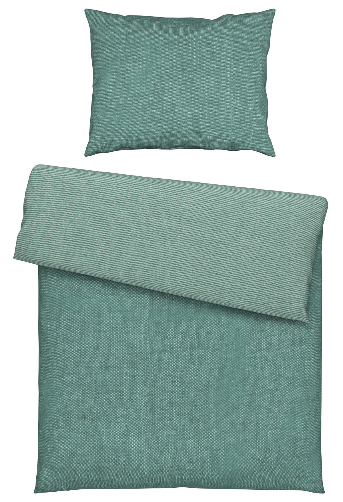 OBOJSTRANNÁ POSTEĽNÁ BIELIZEŇ, biber, tmavozelená, 140/200 cm - tmavozelená, textil (140/200cm) - Novel