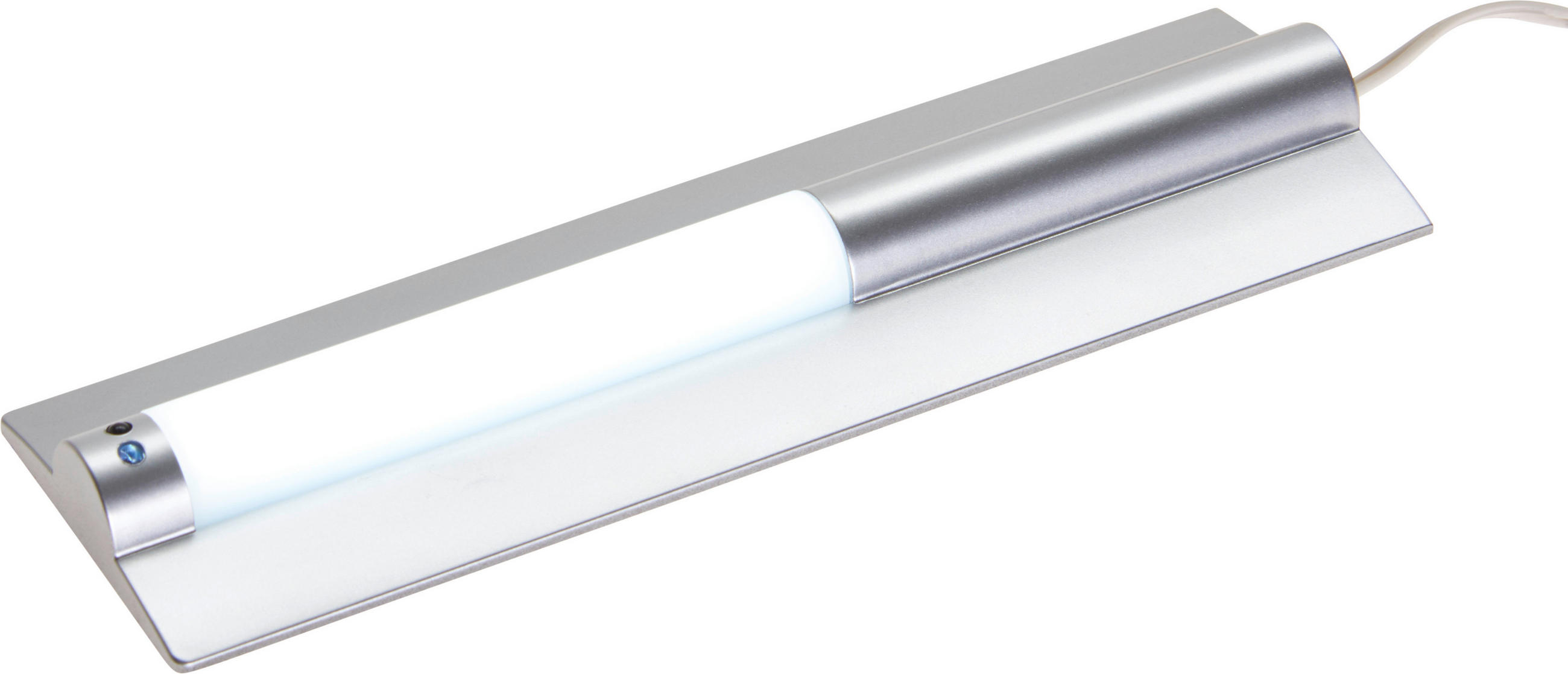 DEKORAČNÍ LED SVÍTIDLO barvy hliníku - barvy hliníku, Design, plast (16cm) - Hom`in