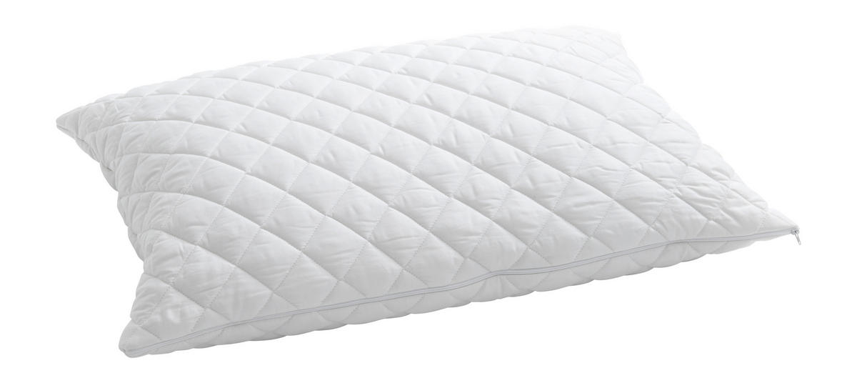 KOPFKISSEN 65/100 cm  - Weiss, Basics, Textil (65/100cm) - Billerbeck