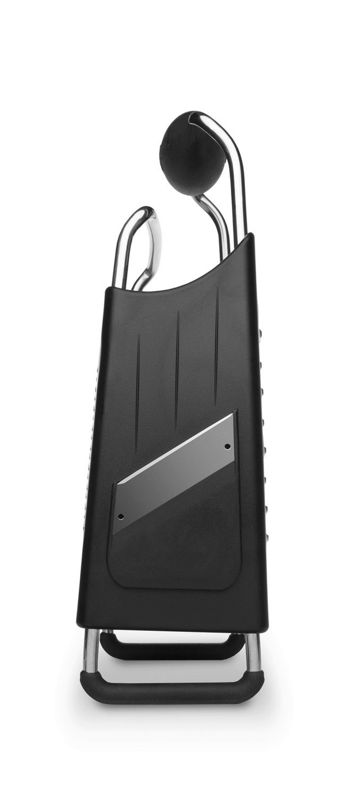 ČETVOROSTRANO RENDE - crna, Osnovno, metal/plastika (27/13/8,8cm) - MICROPLANE