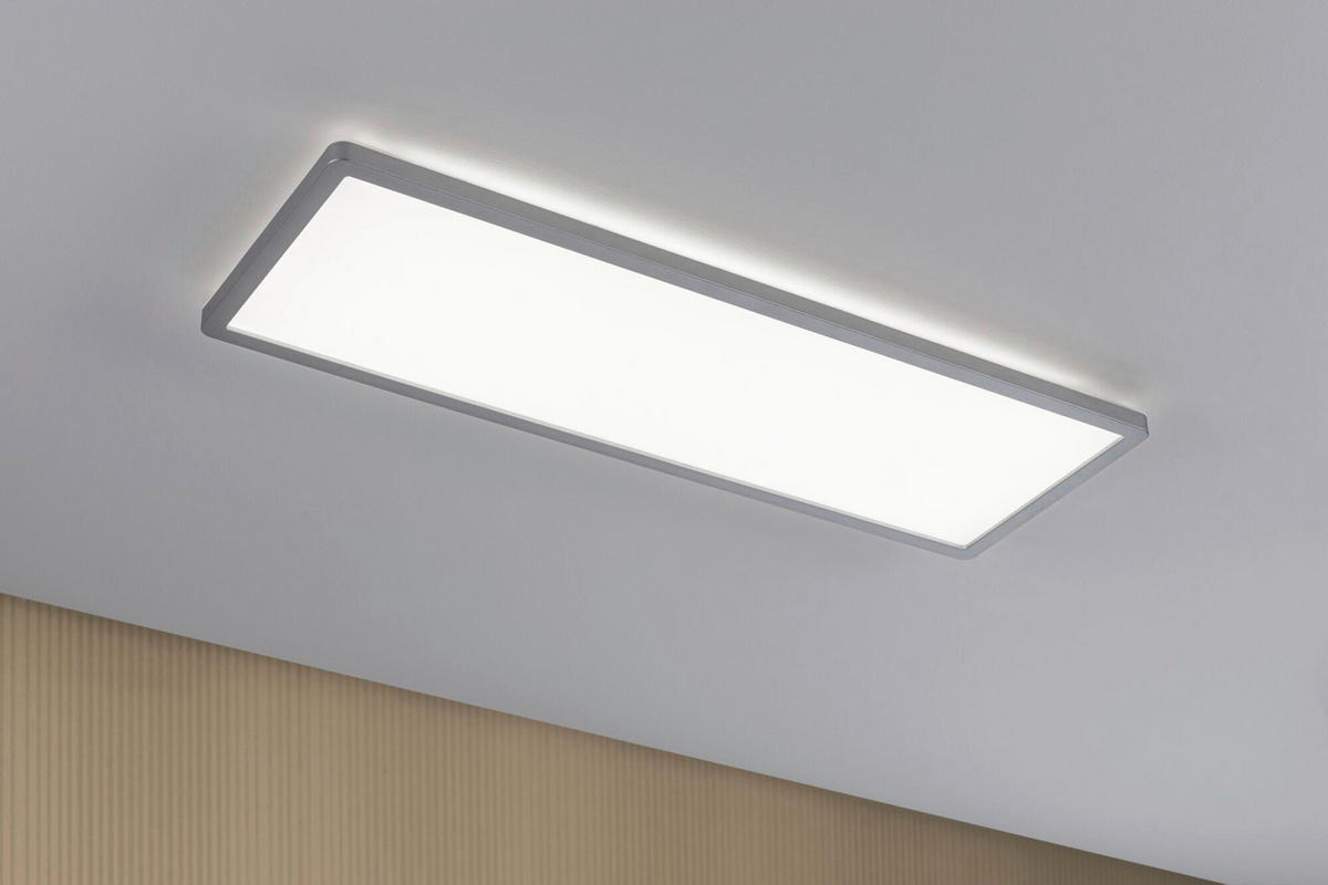 LED-PANEEL   - Chromfarben, Basics, Kunststoff (58cm) - Paulmann