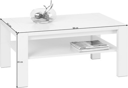 Couchtisch In Holzwerkstoff 98 63 45 Cm Online Kaufen Xxxlutz