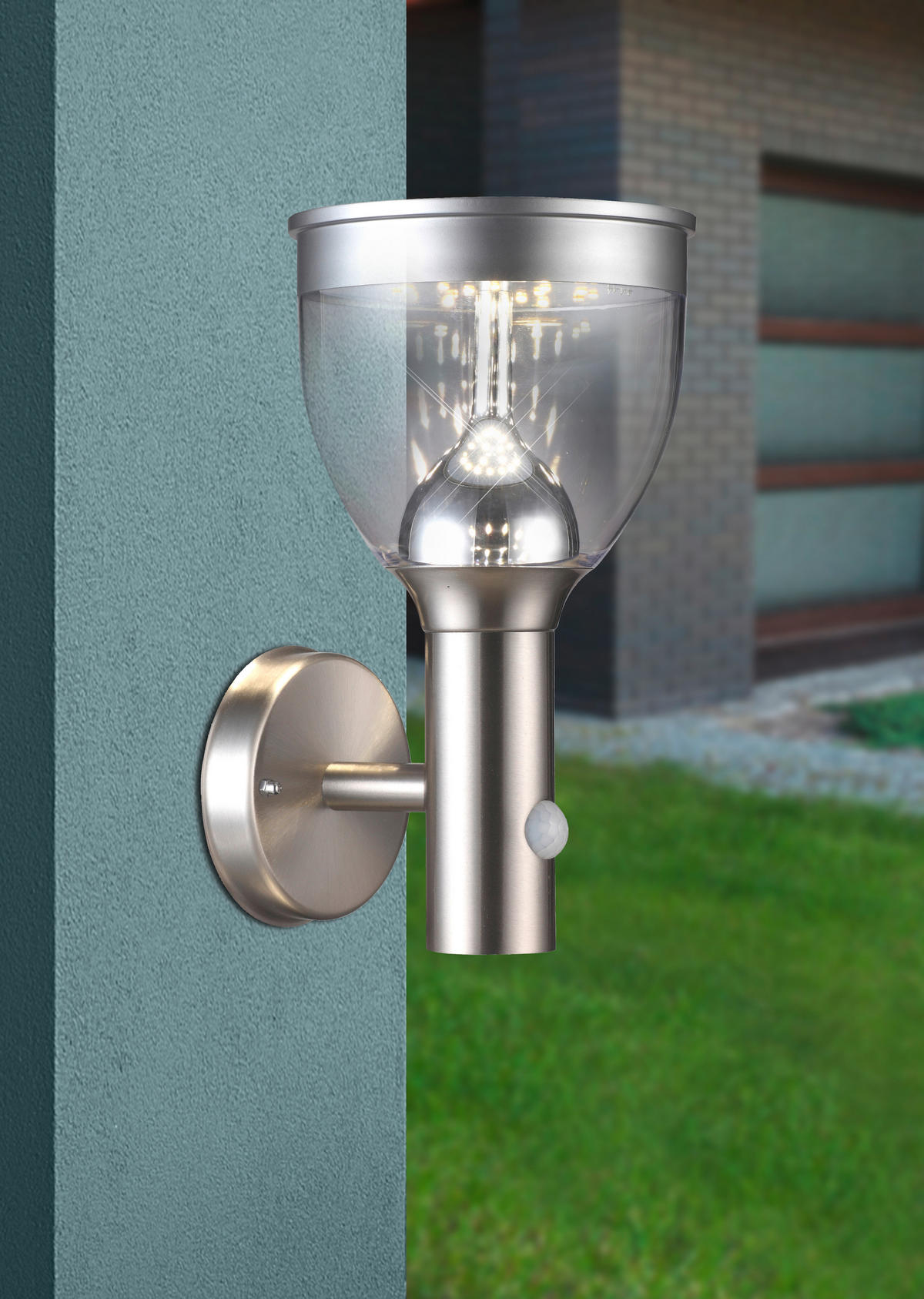 SVJETILJKA SOLARNA Solar  - prozirno, Trend, metal/plastika (15/17,5/28cm)