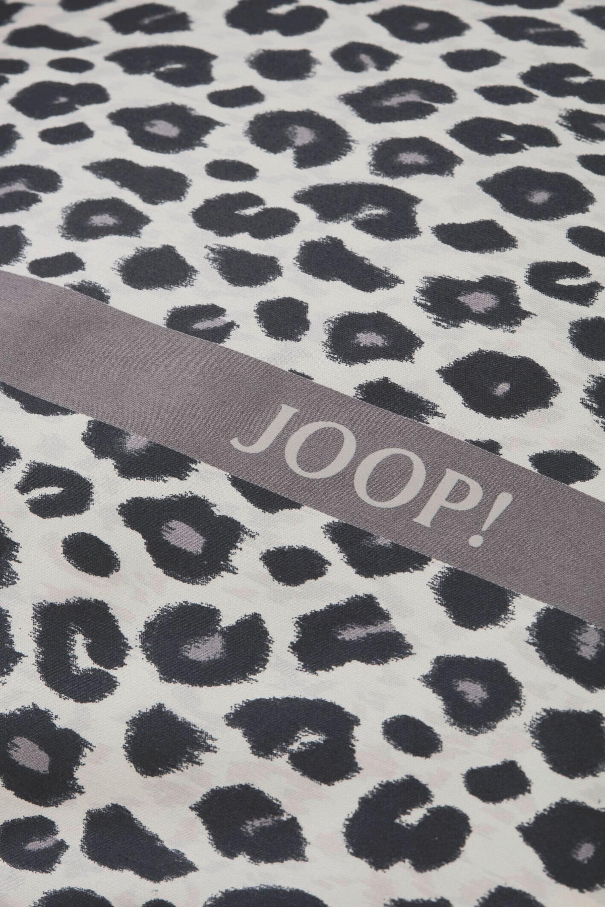 BETTWÄSCHE 2-teilig Leo Stripe Makosatin 155/220 cm  - Grau, Design, Textil (155/220cm) - Joop!