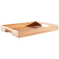 TABLETT Holz Akazie  - Akaziefarben, Natur, Holz (44/36/5cm) - Homeware Profession.