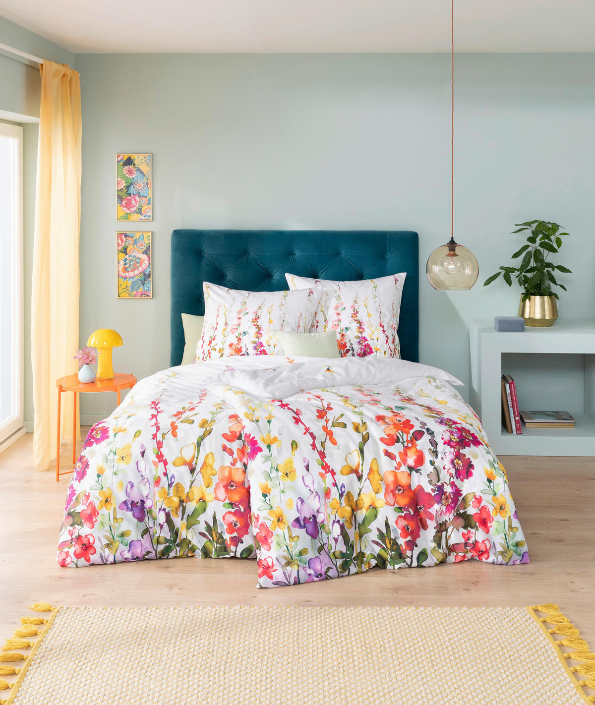 BETTWÄSCHE Impulse Makosatin 135/200 cm  - Multicolor, Design, Textil (135/200cm) - Estella