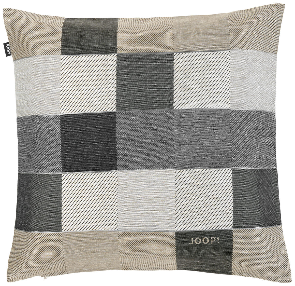 POTAH NA POLŠTÁŘ  40/40 cm - přírodní barvy/mokka, Design, textil (40/40cm) - Joop!