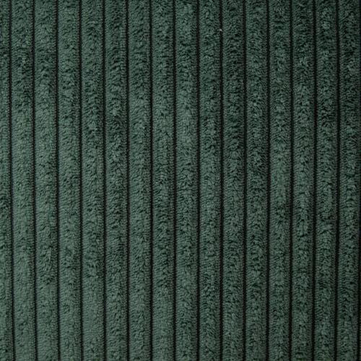 ECKSOFA in Cord Dunkelgrün  - Dunkelgrün/Schwarz, Modern, Holz/Textil (302/188cm) - MID.YOU