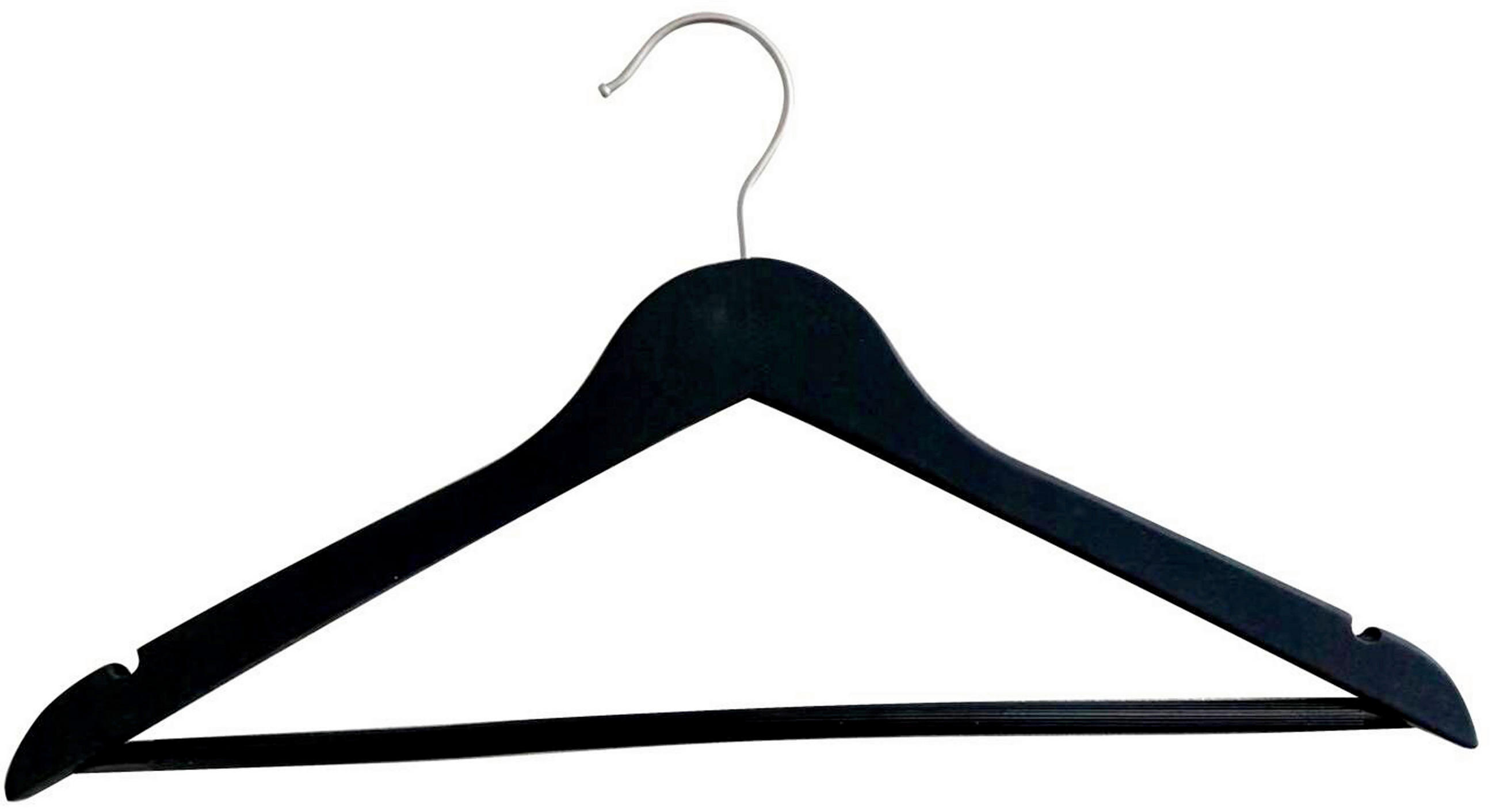 VÁLLFASZETT - fekete, Basics, fa/fém (44,5/1,2/23cm) - Homeware