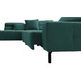 CloseUp von Hom`in ECKSOFA Grün Feincord.