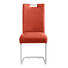 SCHWINGSTUHL Lederlook Edelstahlfarben, Rot - Edelstahlfarben/Rot, Design, Textil/Metall (48/99/69cm) - Valnatura SCHWINGSTUHL Lederlook Edelstahlfarben, Rot - Edelstahlfarben/Rot, Design, Textil/Metall (48/99/69cm) - Valnatura