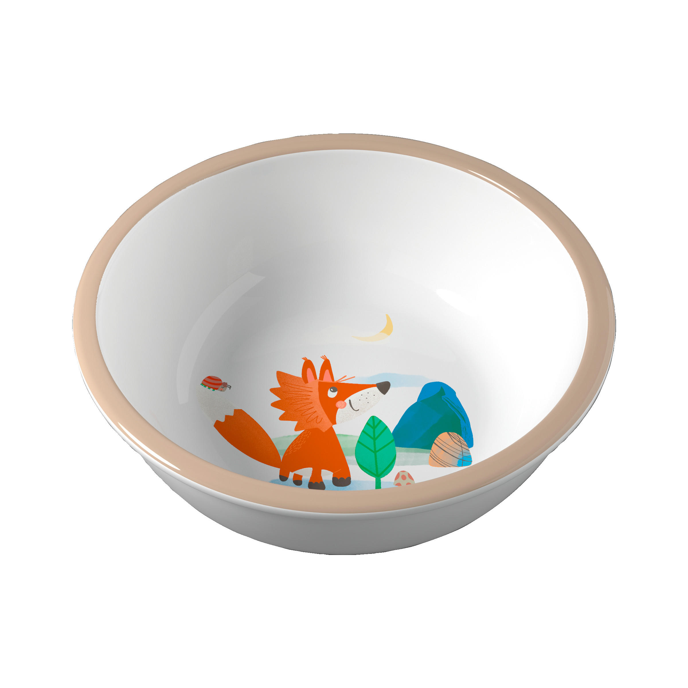 KINDERTELLER Geschirr Wald - Multicolor, Basics, Kunststoff (15,5/5cm) - Haba