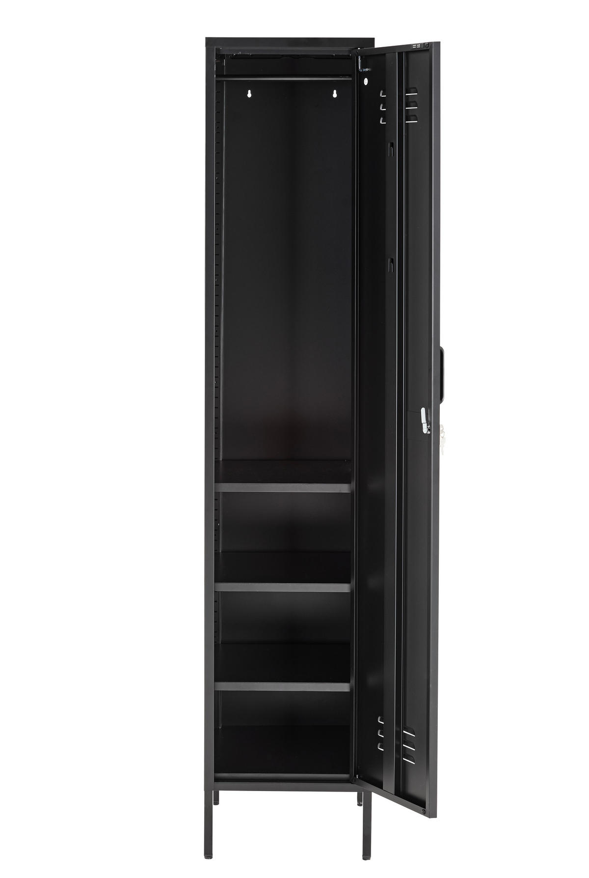 HIGHBOARD  30/185/46 cm  - Schwarz, Design, Metall (30/185/46cm) - MID.YOU