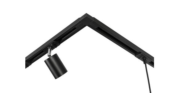 SCHIENENSYSTEM - Chromfarben/Schwarz, Trend, Kunststoff/Metall (262cm) - Novel