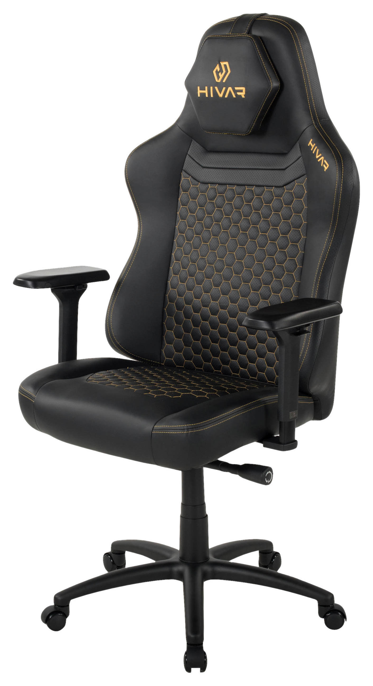 ORBICAL XL Solaris Coal Schwarz, Gelb Metall, Leder   - Gelb/Schwarz, LIFESTYLE, Leder/Metall (81/147/72cm) - HIVAR