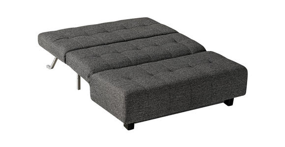 SCHLAFSOFA in Anthrazit  - Anthrazit/Schwarz, Design, Textil/Metall (145/92/102cm) - Novel