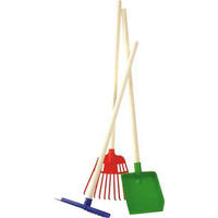 KINDER-GARTENGERÄTE  - Blau/Rot, Basics, Holz/Kunststoff