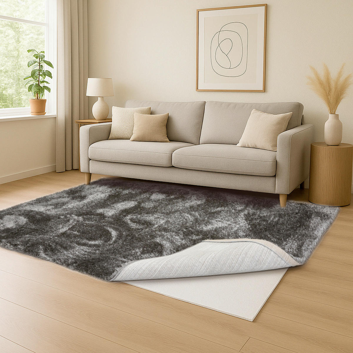 WEBTEPPICH 120/180 cm Paulie Grau rechteckig  - Grau, Basics, Textil (120/180cm) - Astra