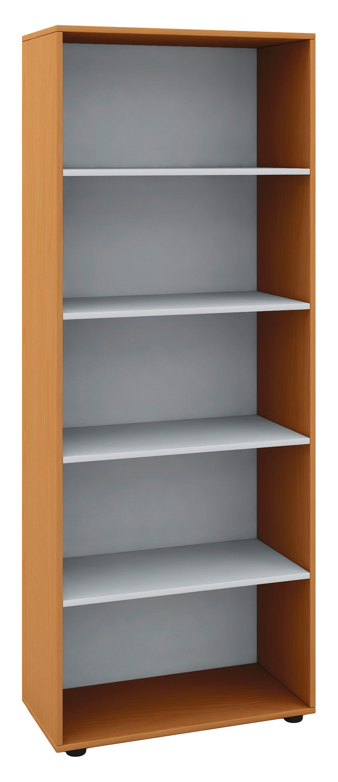 MEHRZWECKSCHRANK 70/178/37 cm  - Buchefarben/Schwarz, Design, Holzwerkstoff/Kunststoff (70/178/37cm) - MID.YOU