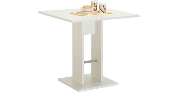 ESSTISCH in Holzwerkstoff 75/75/74 cm - Weiß, KONVENTIONELL, Holzwerkstoff (75/75/74cm) - Carryhome