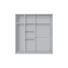 DREHTÜRENSCHRANK 4-türig Sonoma Eiche - Alufarben/Weiß, KONVENTIONELL, Glas/Holzwerkstoff (200/216/58cm) - Hom`in DREHTÜRENSCHRANK 4-türig Sonoma Eiche - Alufarben/Weiß, KONVENTIONELL, Glas/Holzwerkstoff (200/216/58cm) - Hom`in