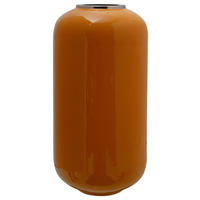 VASE 45 cm  - Gelb/Silberfarben, Trend, Metall (23/23/45cm) - Kayoom