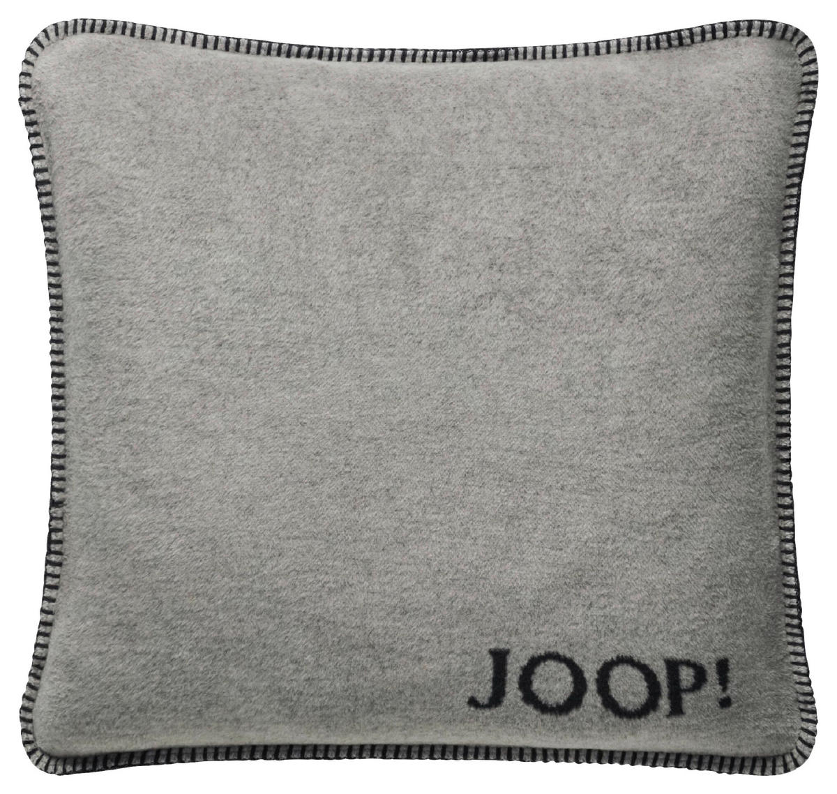 KISSENHÜLLE UNI DOUBLEFACE 50/50 cm  - Anthrazit/Grau, Design, Textil (50/50cm) - Joop!