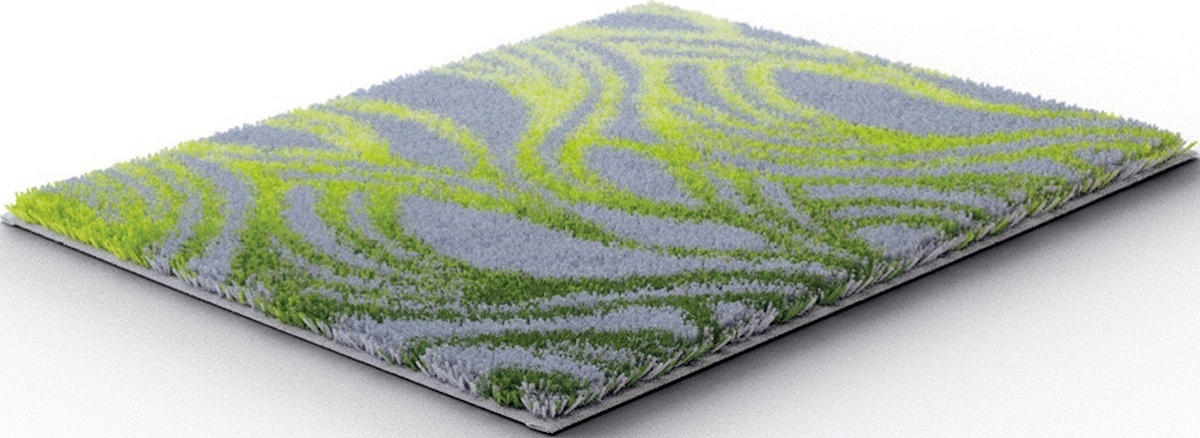 BIDET-VORLEGER Grün 50/60 cm  - Grün, Design, Kunststoff/Textil (50/60cm) - Grund