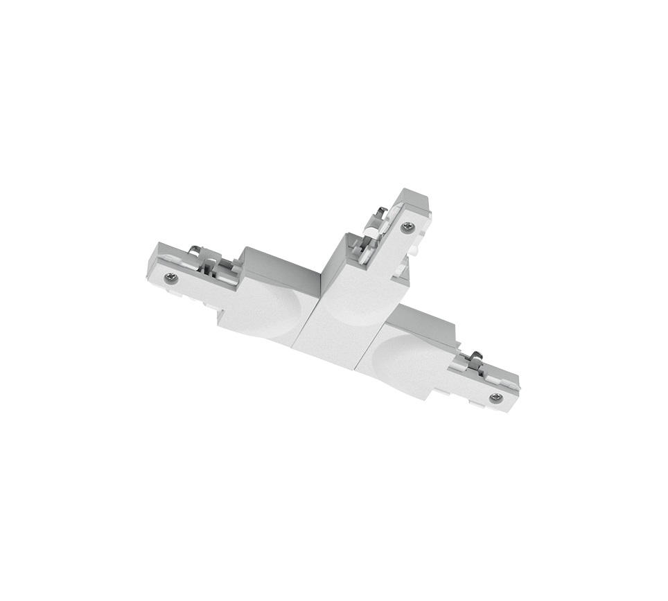 Trio Leuchten Schienensystem-Verbinder Duoline Track-System (Schutzleiter Innen Rechts) Weiß 16x2x10 cm