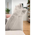 WOHNLANDSCHAFT  in Mikrofaser Ecru  - Chromfarben/Ecru, Design, Kunststoff/Textil (211/350/204cm) - Xora