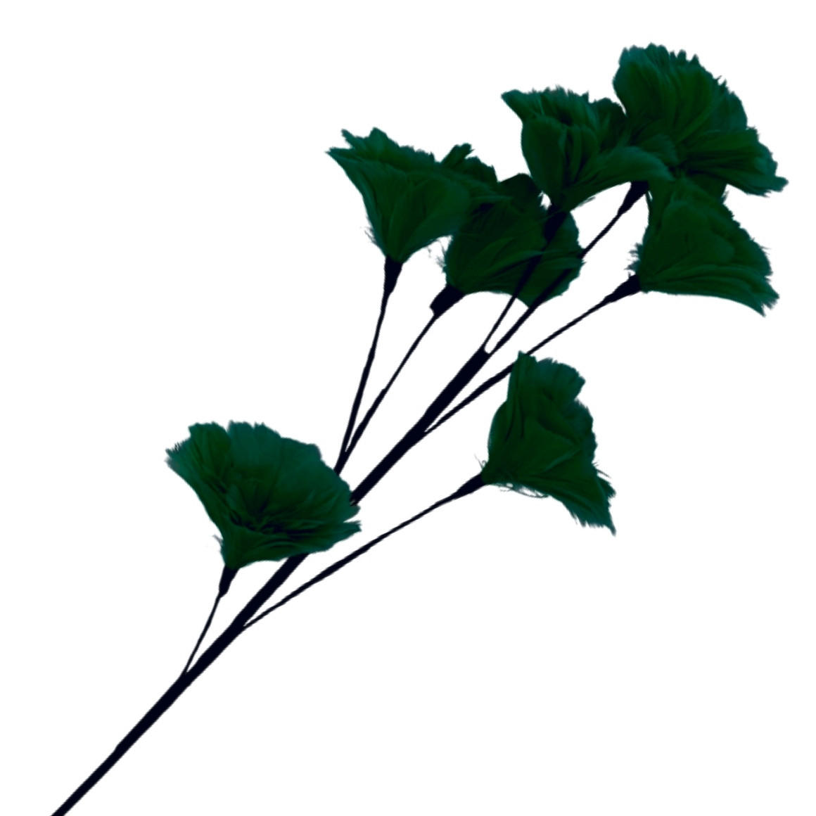 UMETNA ROŽA - zelena, Basics, umetna masa (20/20/95cm)