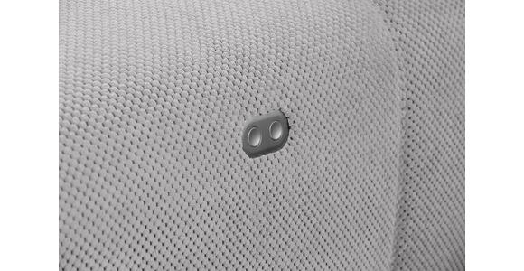 ECKSOFA in Velours Silberfarben 326/236 cm - Silberfarben/Schwarz, Design, Kunststoff/Textil (326/236cm) - Xora