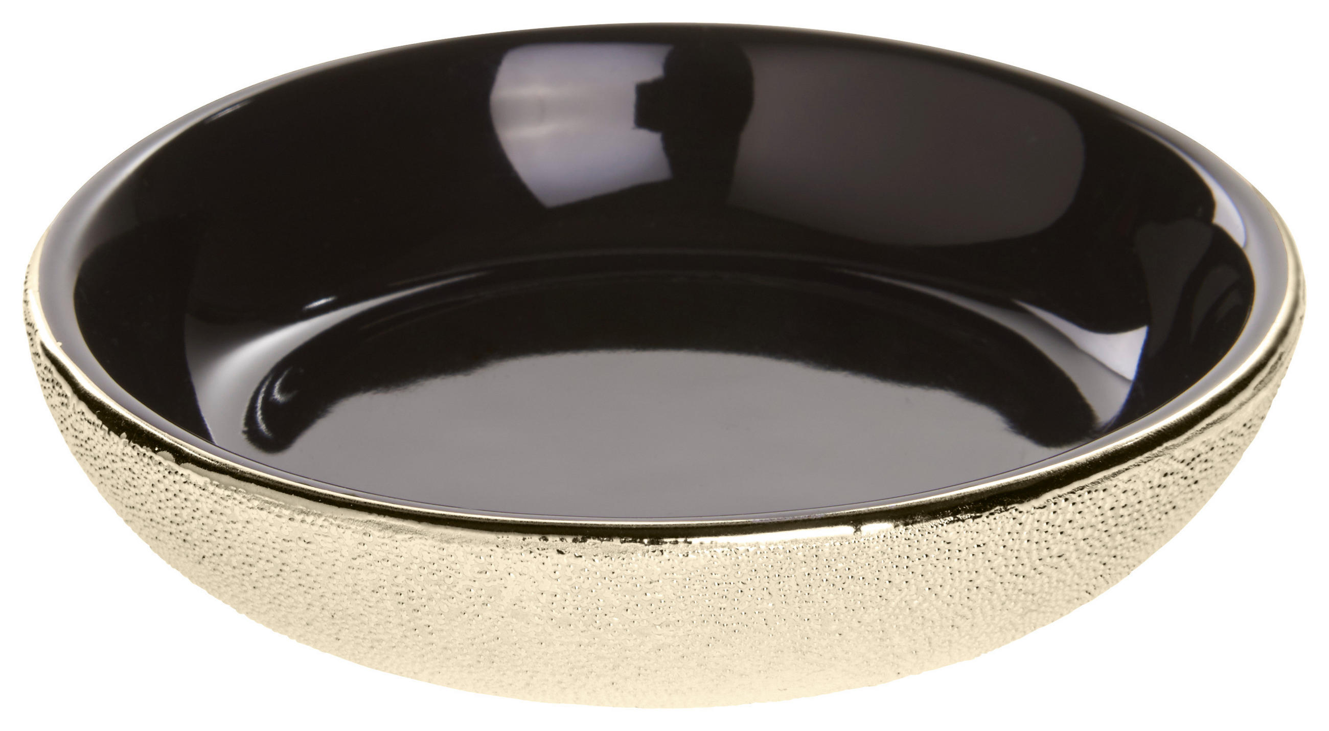 MISKA NA MYDLO zlatá - zlatá, Basics, keramika (10,8/2,3/10,8cm) - Sadena