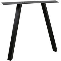 TISCHGESTELL in Metall   - Schwarz, MODERN, Metall (79/72/10cm) - Livetastic