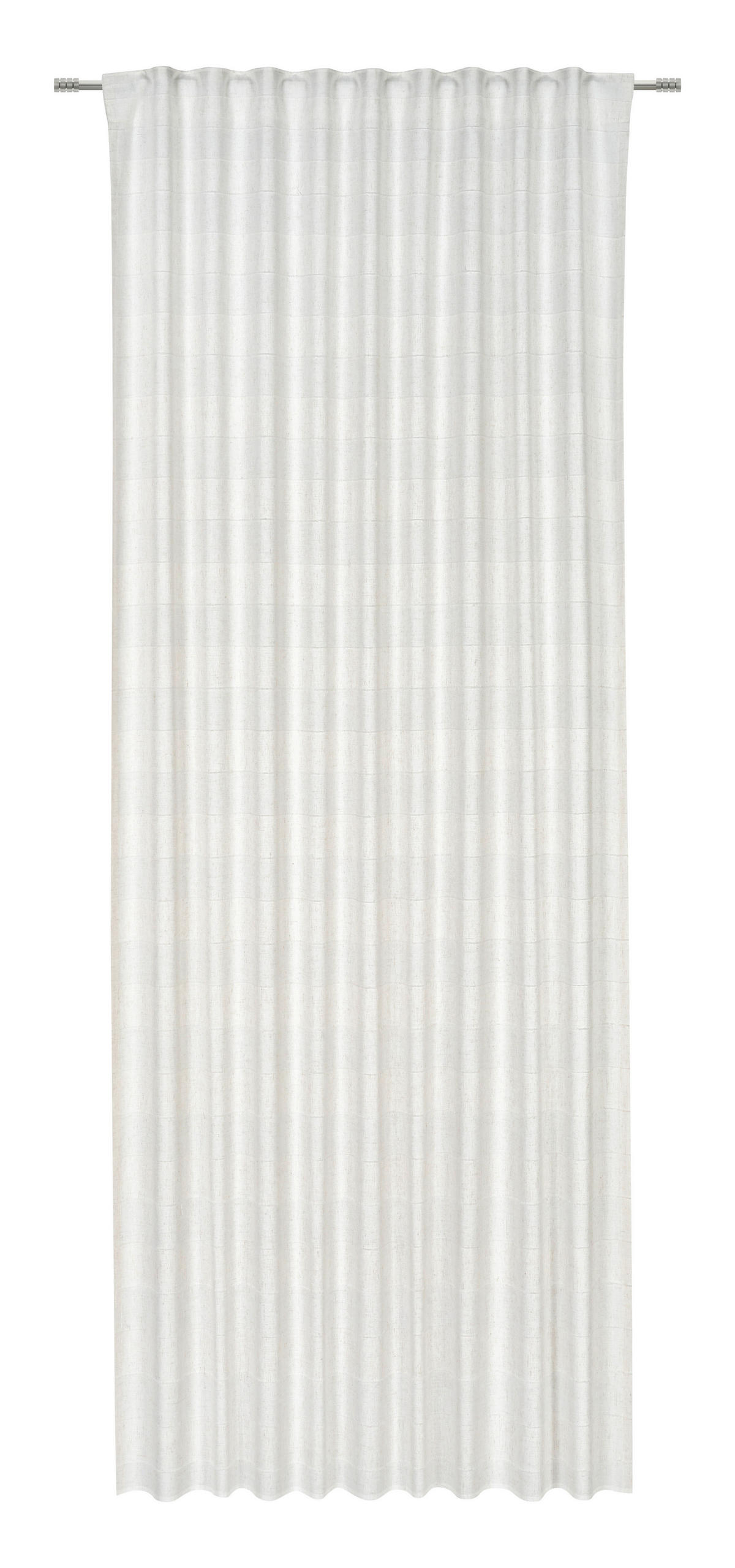 KONČANA ZAVESA  neprosojno   140/280 cm  - bela, Basics, tekstil (140/280cm) - Esposa