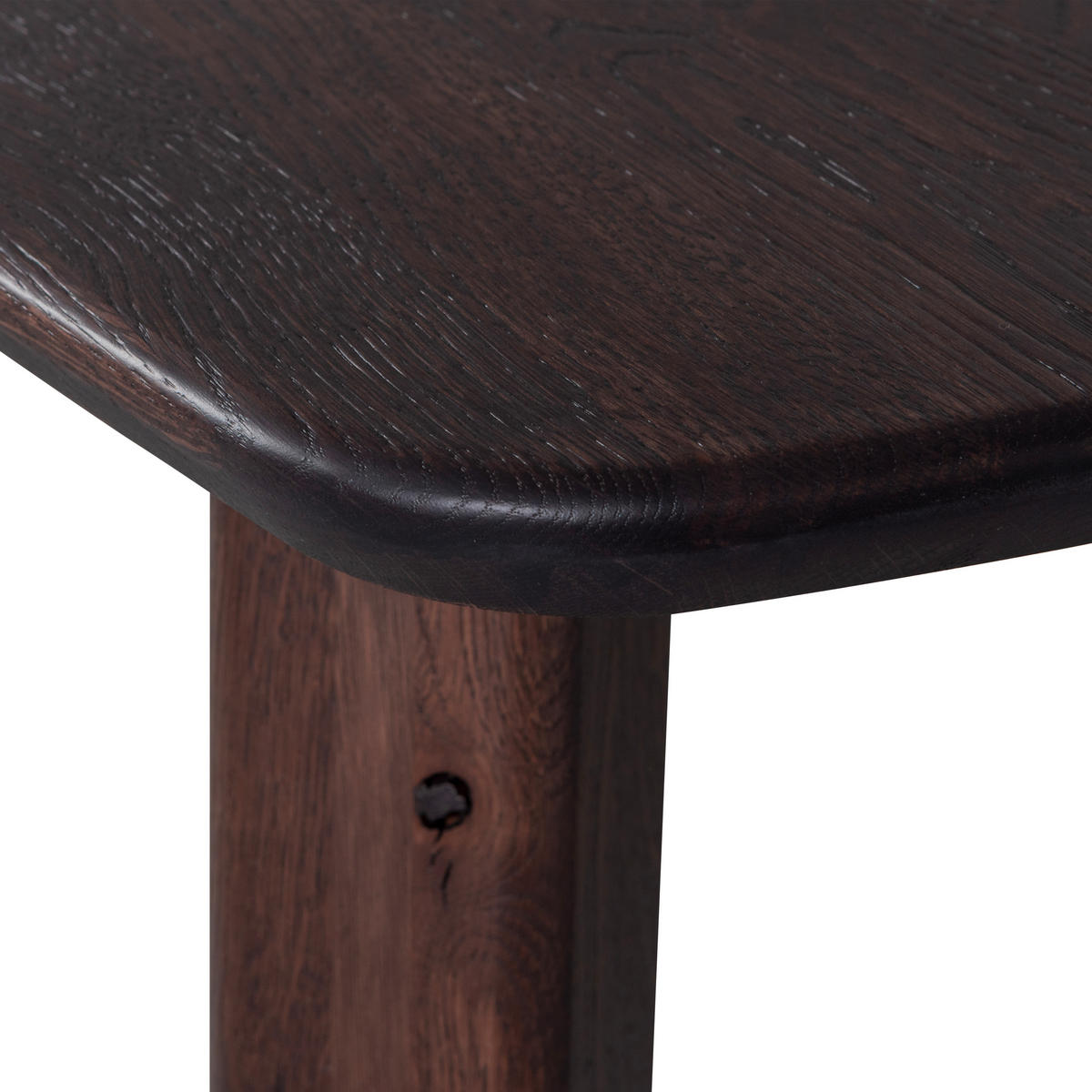 ESSTISCH Eiche oval Dunkelbraun  - Dunkelbraun, Design, Holz (180/100/74cm) - Livetastic