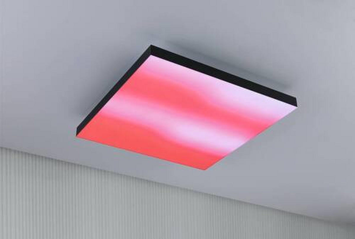 LED-PANEEL 45/45/6,4 cm   - Schwarz, Basics, Metall (45/45/6,4cm) - Paulmann