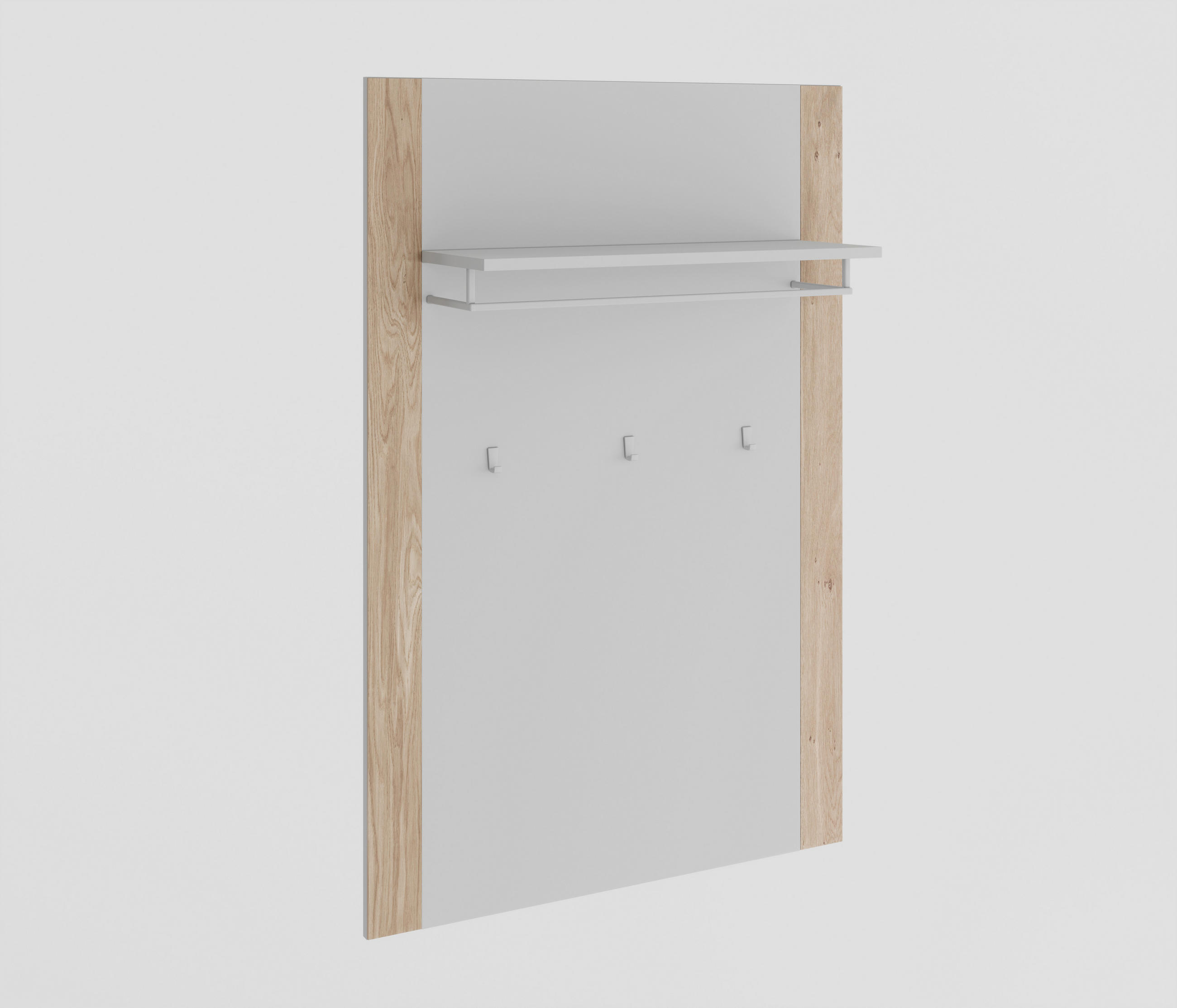 GARDEROBENPANEEL  in 82/120/28 cm  - Kaschmir/Eiche Bianco, Design, Holz/Holzwerkstoff (82/120/28cm) - Livetastic