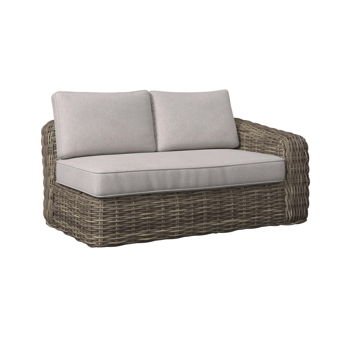 LOUNGEGARNITUR   266/73/266 cm Akazie Aluminium  - Naturfarben, Natur, Holz/Kunststoff (266/73/266cm) - Ambia Garden